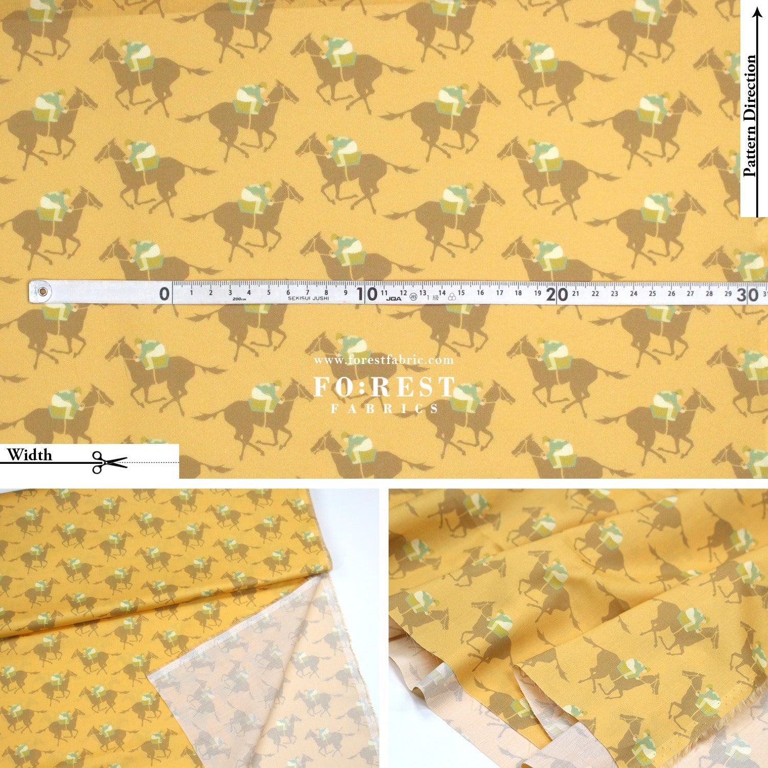 Liberty of London (Cotton Tana Lawn Fabric) - Gallop - FO:REST Fabric 布恩堂Liberty fabrictana lawnjapanese fabricykk zipper