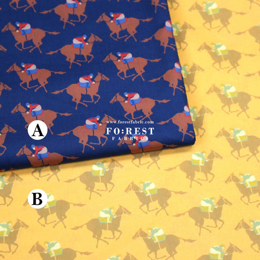 Liberty of London (Cotton Tana Lawn Fabric) - Gallop - FO:REST Fabric 布恩堂Liberty fabrictana lawnjapanese fabricykk zipper