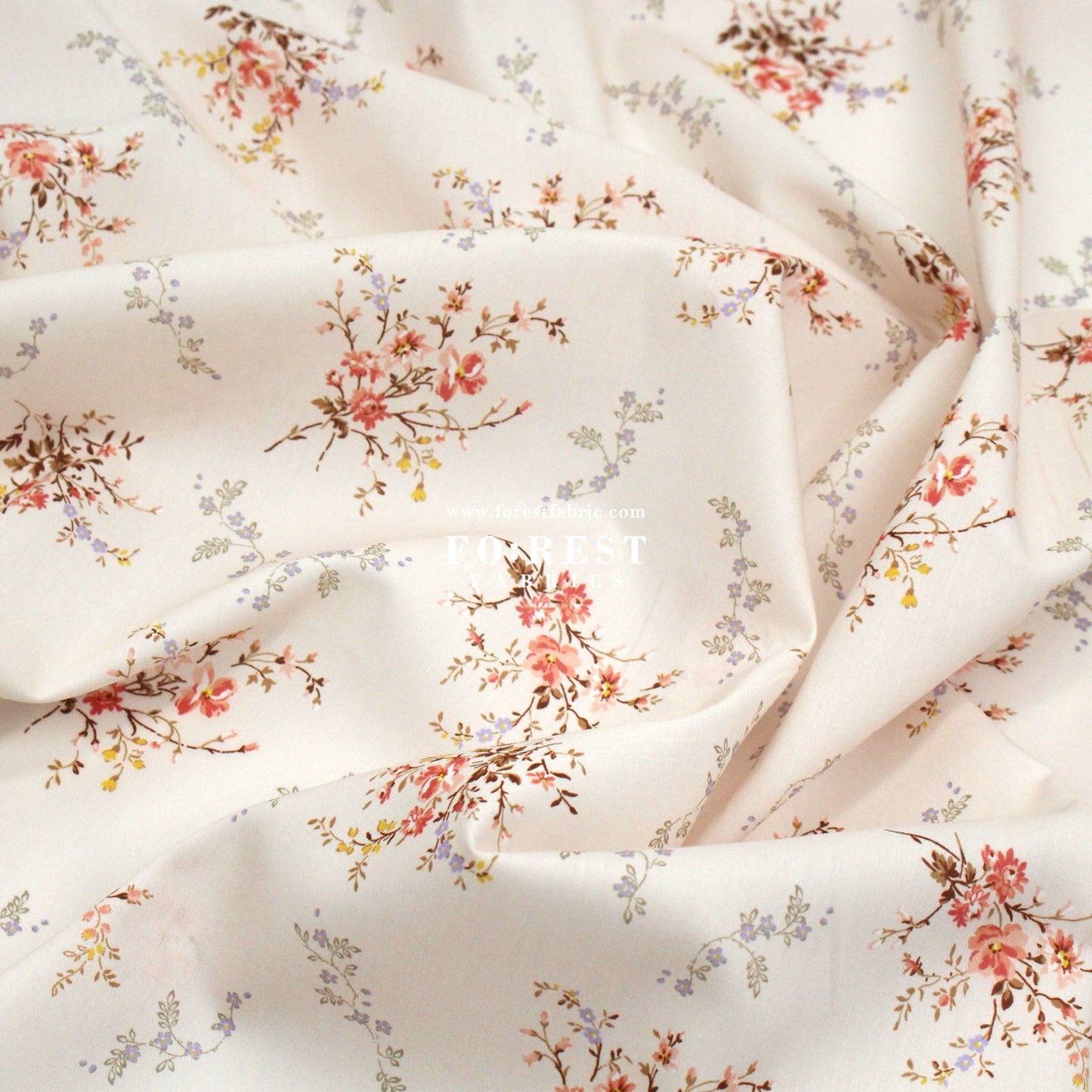 Liberty of London (Cotton Tana Lawn Fabric) - Garden Blooms A - FO:REST Fabric 布恩堂Liberty fabrictana lawnjapanese fabricykk zipper