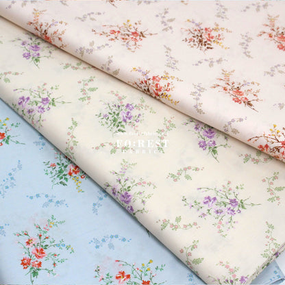 Liberty of London (Cotton Tana Lawn Fabric) - Garden Blooms A - FO:REST Fabric 布恩堂Liberty fabrictana lawnjapanese fabricykk zipper