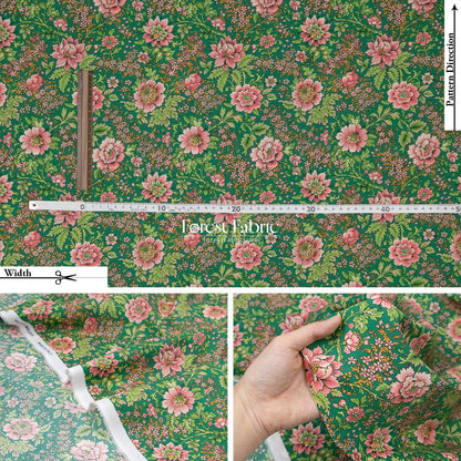 Liberty of London (Cotton Tana Lawn Fabric) - Garden Melody - FO:REST Fabric 布恩堂Liberty fabrictana lawnjapanese fabricykk zipper