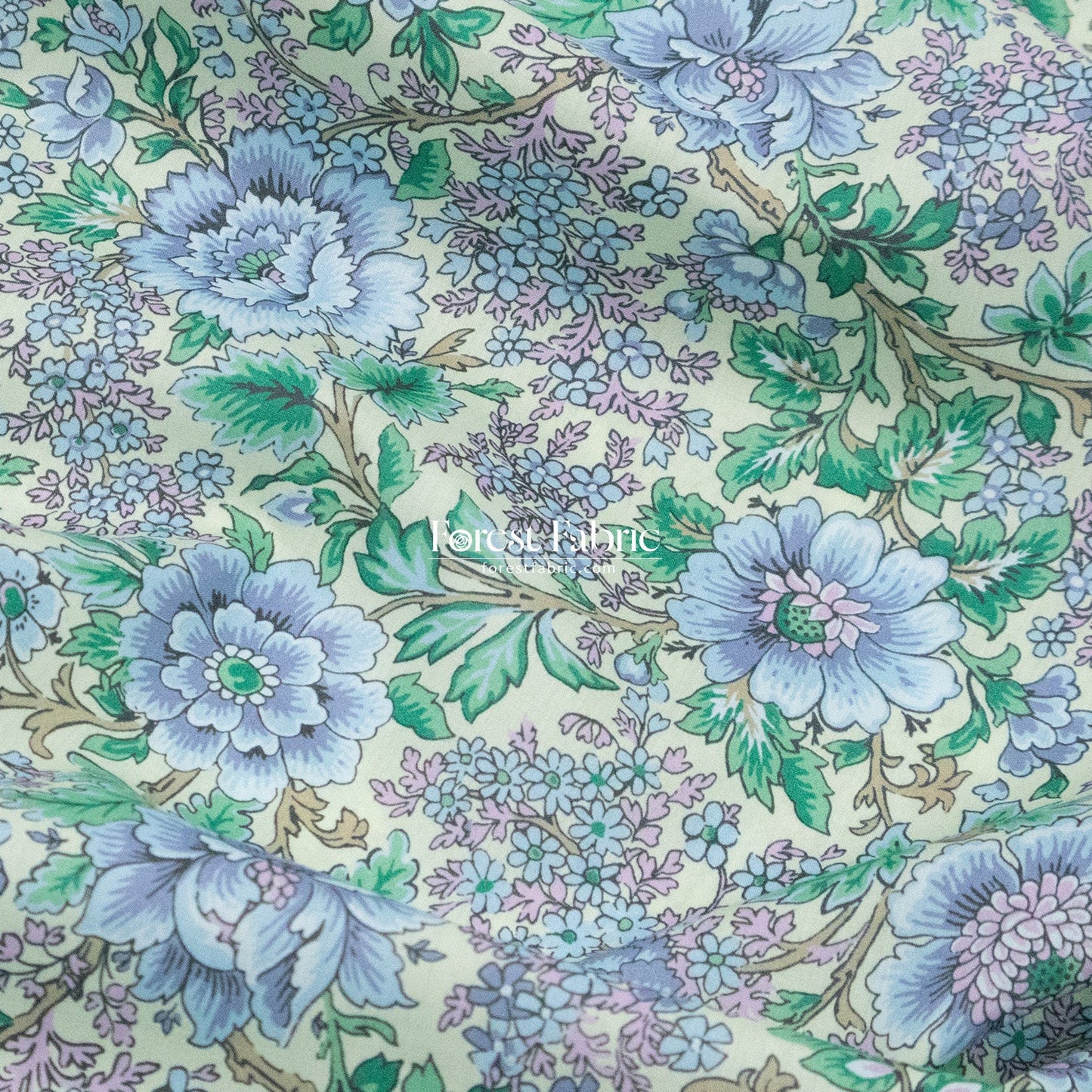 Liberty of London (Cotton Tana Lawn Fabric) - Garden Melody - FO:REST Fabric 布恩堂Liberty fabrictana lawnjapanese fabricykk zipper