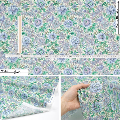 Liberty of London (Cotton Tana Lawn Fabric) - Garden Melody - FO:REST Fabric 布恩堂Liberty fabrictana lawnjapanese fabricykk zipper