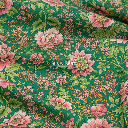Liberty of London (Cotton Tana Lawn Fabric) - Garden Melody - FO:REST Fabric 布恩堂Liberty fabrictana lawnjapanese fabricykk zipper