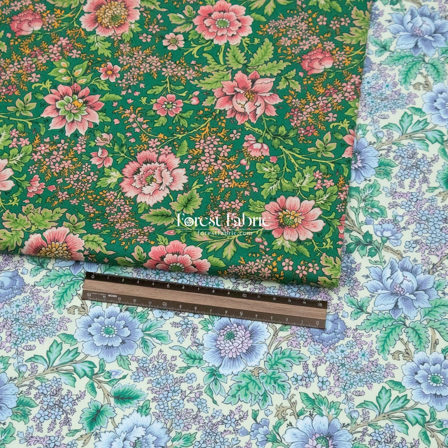 Liberty of London (Cotton Tana Lawn Fabric) - Garden Melody - FO:REST Fabric 布恩堂Liberty fabrictana lawnjapanese fabricykk zipper