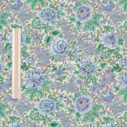 Liberty of London (Cotton Tana Lawn Fabric) - Garden Melody - FO:REST Fabric 布恩堂Liberty fabrictana lawnjapanese fabricykk zipper