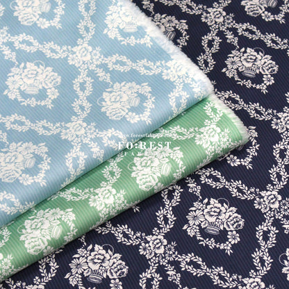 Liberty of London (Cotton Tana Lawn Fabric) - Garland Hampers C - FO:REST Fabric 布恩堂Liberty fabrictana lawnjapanese fabricykk zipper