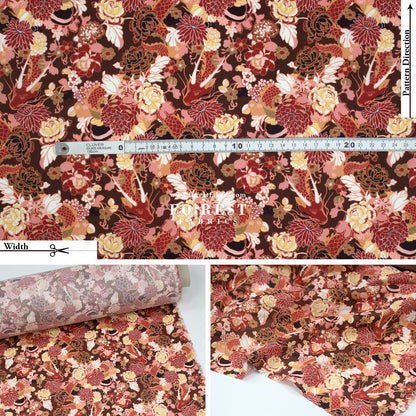 Liberty of London (Cotton Tana Lawn Fabric) - Gilded Garden - FO:REST Fabric 布恩堂Liberty fabrictana lawnjapanese fabricykk zipper