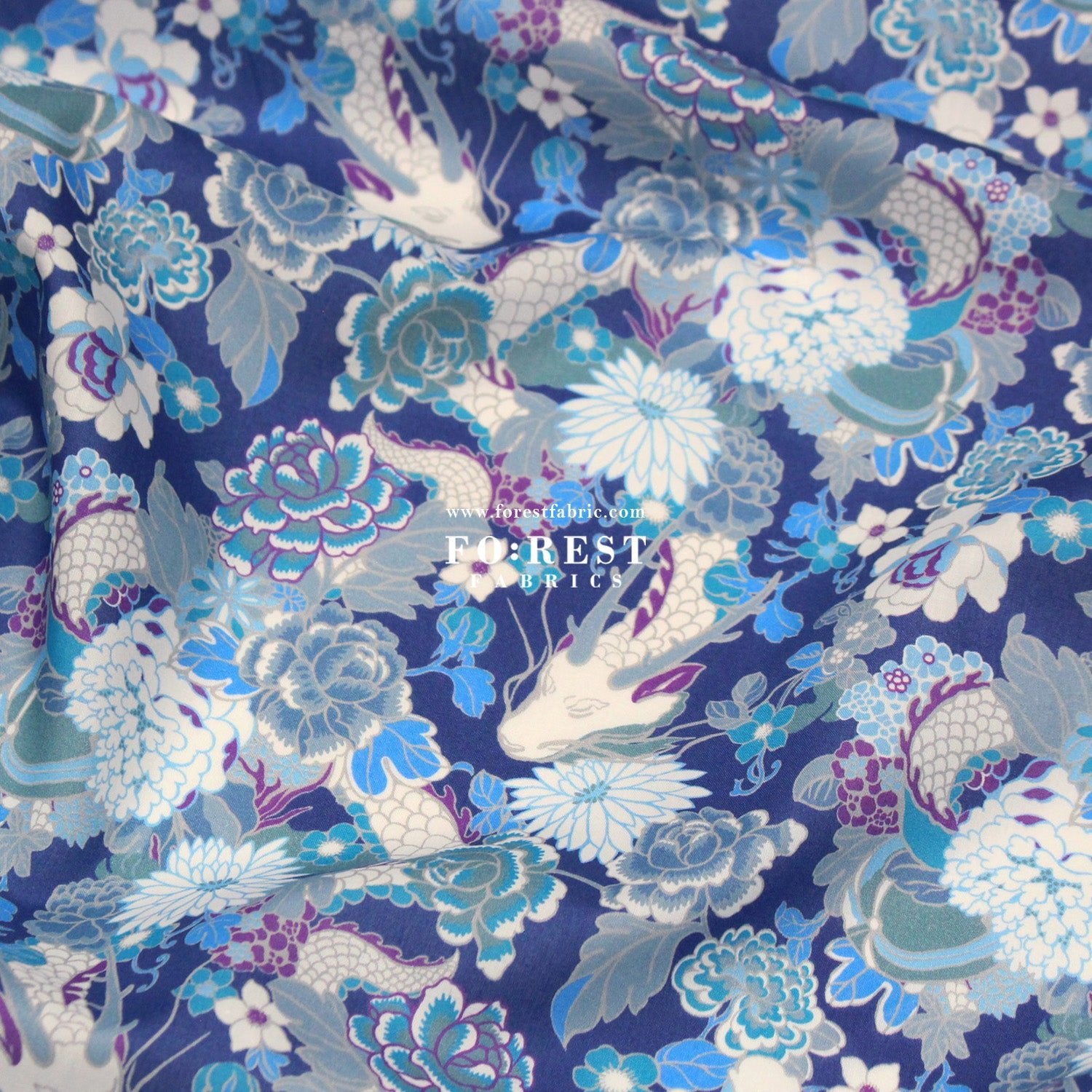 Liberty of London (Cotton Tana Lawn Fabric) - Gilded Garden - FO:REST Fabric 布恩堂Liberty fabrictana lawnjapanese fabricykk zipper