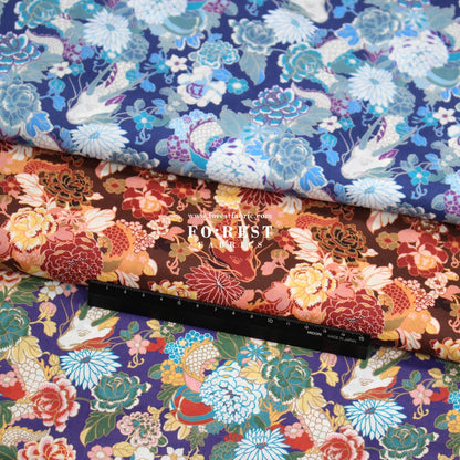 Liberty of London (Cotton Tana Lawn Fabric) - Gilded Garden - FO:REST Fabric 布恩堂Liberty fabrictana lawnjapanese fabricykk zipper