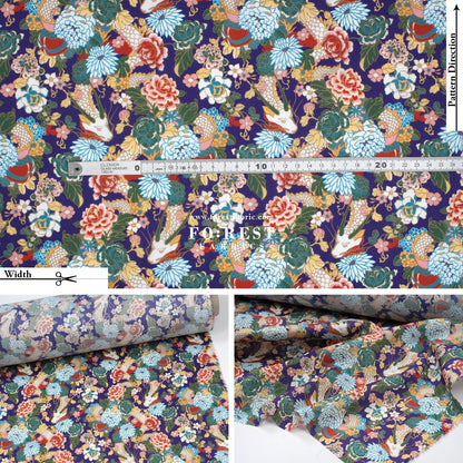 Liberty of London (Cotton Tana Lawn Fabric) - Gilded Garden - FO:REST Fabric 布恩堂Liberty fabrictana lawnjapanese fabricykk zipper