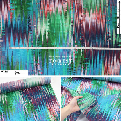 Liberty of London (Cotton Tana Lawn Fabric) - Glitch - FO:REST Fabric 布恩堂Liberty fabrictana lawnjapanese fabricykk zipper