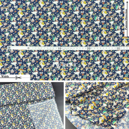 Liberty of London (Cotton Tana Lawn Fabric) - Goosey Gladrags - FO:REST Fabric 布恩堂Liberty fabrictana lawnjapanese fabricykk zipper