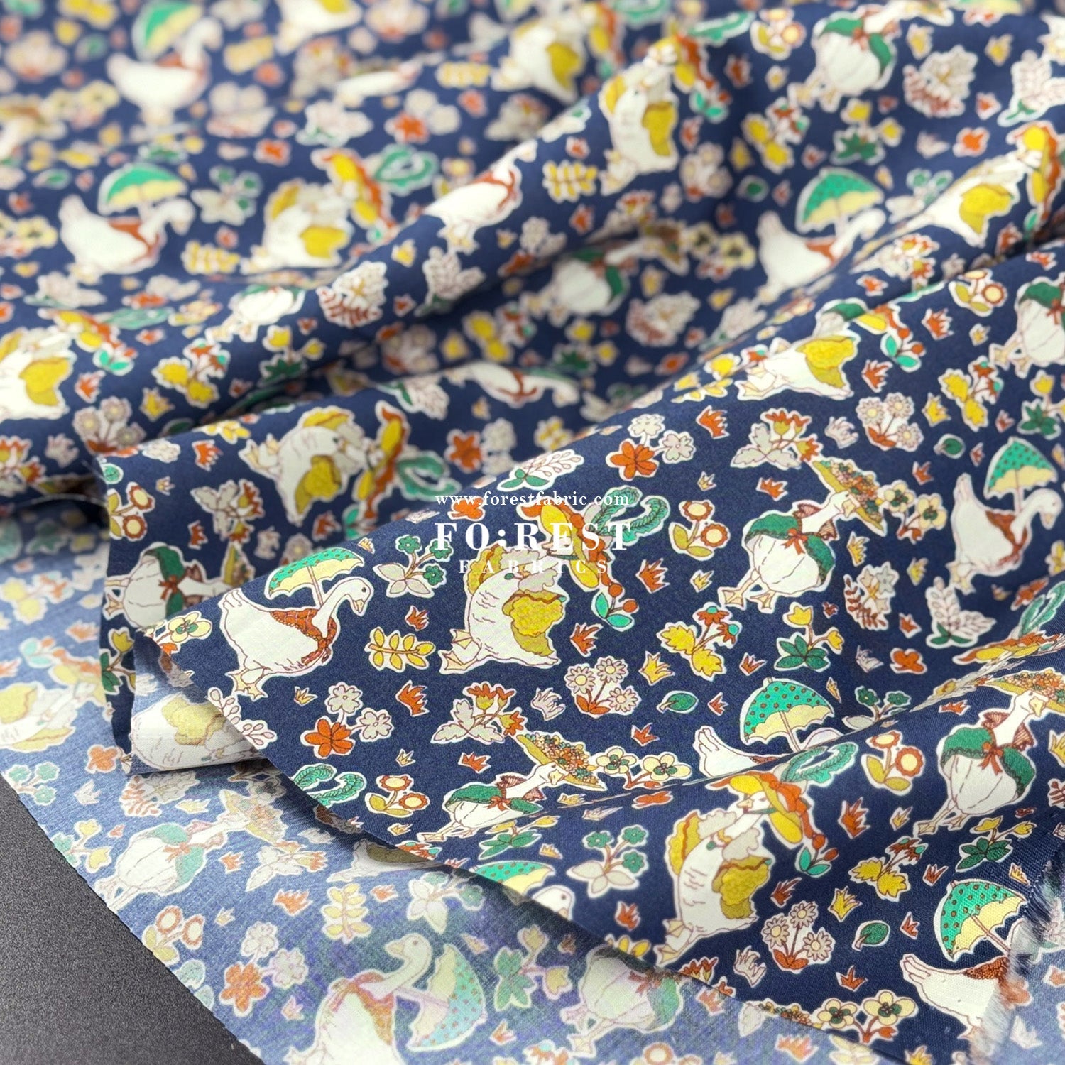Liberty of London (Cotton Tana Lawn Fabric) - Goosey Gladrags - FO:REST Fabric 布恩堂Liberty fabrictana lawnjapanese fabricykk zipper