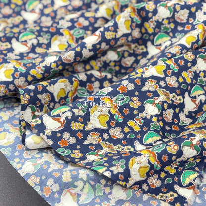 Liberty of London (Cotton Tana Lawn Fabric) - Goosey Gladrags - FO:REST Fabric 布恩堂Liberty fabrictana lawnjapanese fabricykk zipper