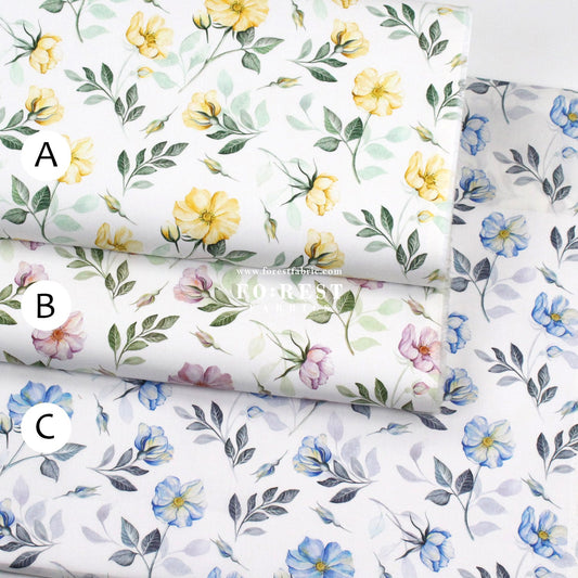 Liberty of London (Cotton Tana Lawn Fabric) - Greenaway's Rose - FO:REST Fabric 布恩堂Liberty fabrictana lawnjapanese fabricykk zipper