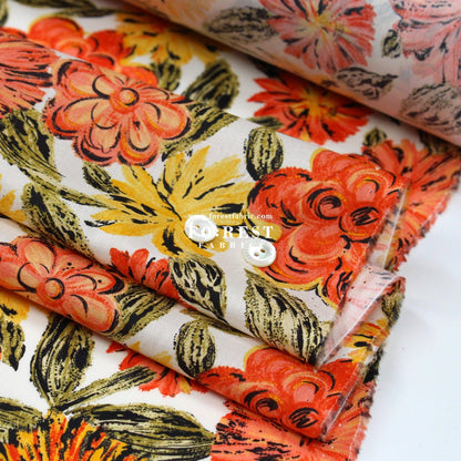 Liberty of London (Cotton Tana Lawn Fabric) - Grenada Blooms - FO:REST Fabric 布恩堂Liberty fabrictana lawnjapanese fabricykk zipper