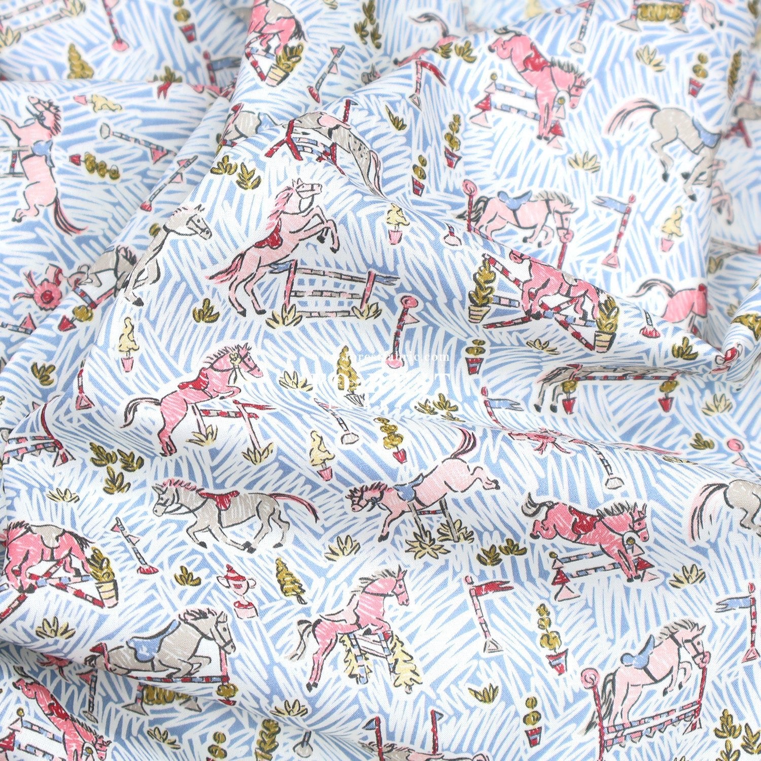 Liberty of London (Cotton Tana Lawn Fabric) - Gymkhana - FO:REST Fabric 布恩堂Liberty fabrictana lawnjapanese fabricykk zipper