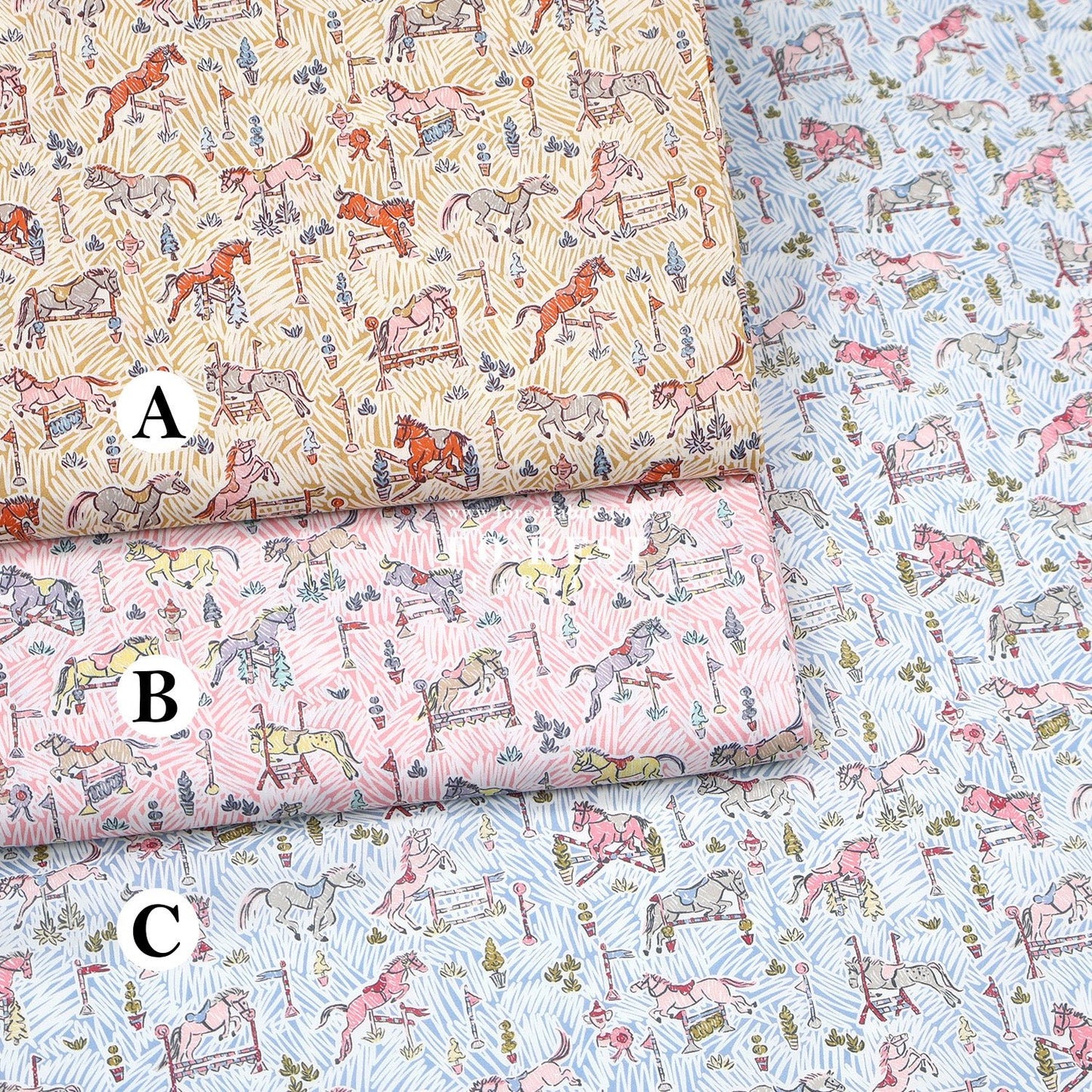 Liberty of London (Cotton Tana Lawn Fabric) - Gymkhana - FO:REST Fabric 布恩堂Liberty fabrictana lawnjapanese fabricykk zipper