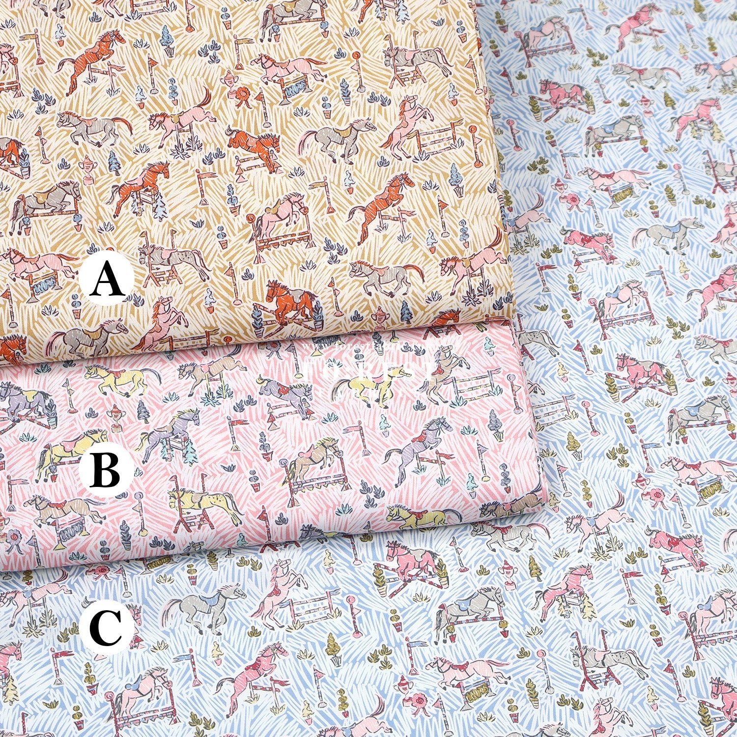Liberty of London (Cotton Tana Lawn Fabric) - Gymkhana - FO:REST Fabric 布恩堂Liberty fabrictana lawnjapanese fabricykk zipper