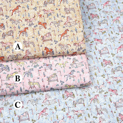 Liberty of London (Cotton Tana Lawn Fabric) - Gymkhana - FO:REST Fabric 布恩堂Liberty fabrictana lawnjapanese fabricykk zipper