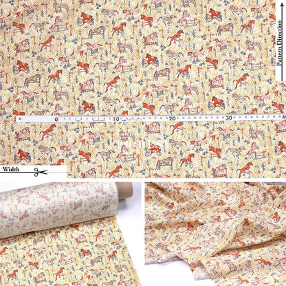 Liberty of London (Cotton Tana Lawn Fabric) - Gymkhana - FO:REST Fabric 布恩堂Liberty fabrictana lawnjapanese fabricykk zipper