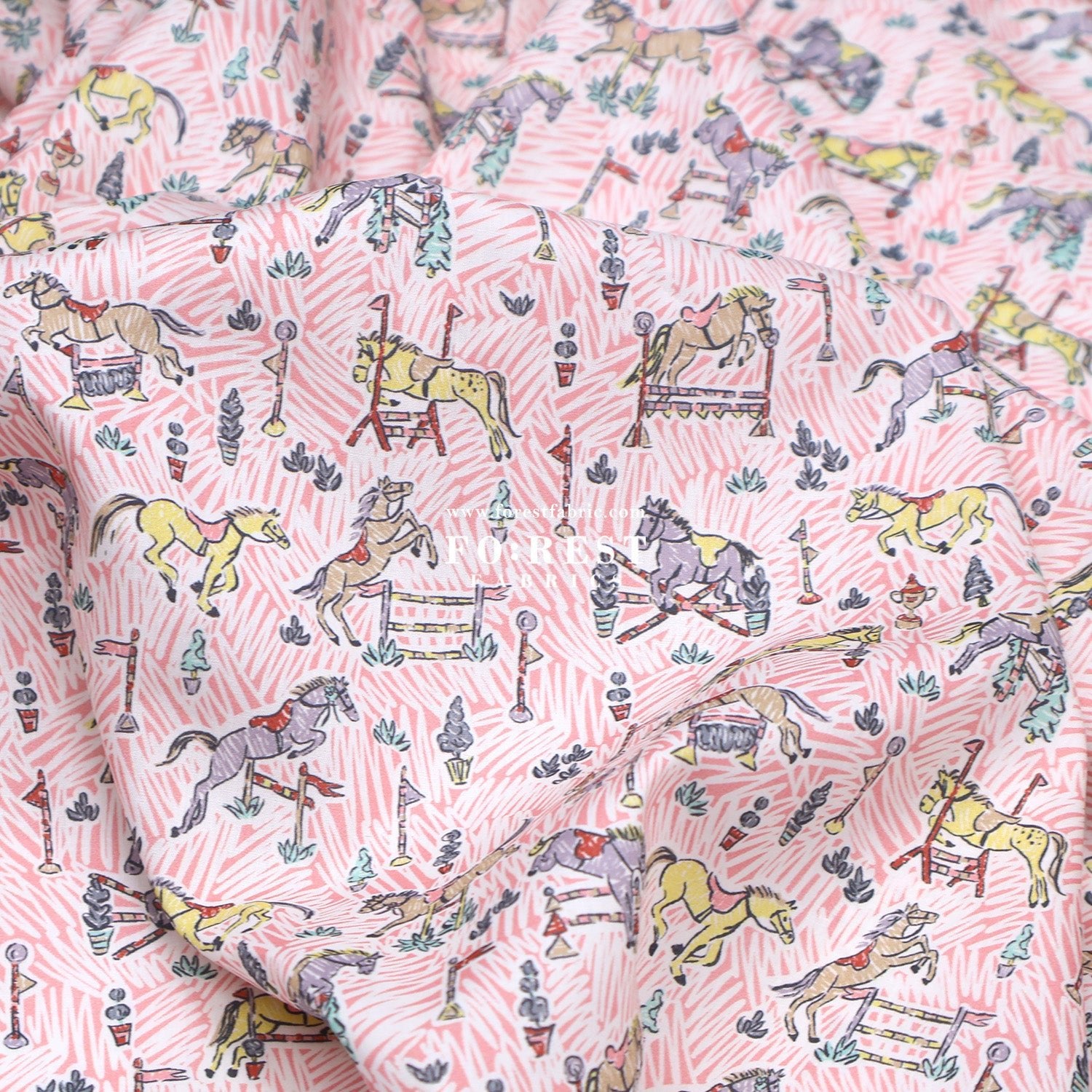 Liberty of London (Cotton Tana Lawn Fabric) - Gymkhana - FO:REST Fabric 布恩堂Liberty fabrictana lawnjapanese fabricykk zipper
