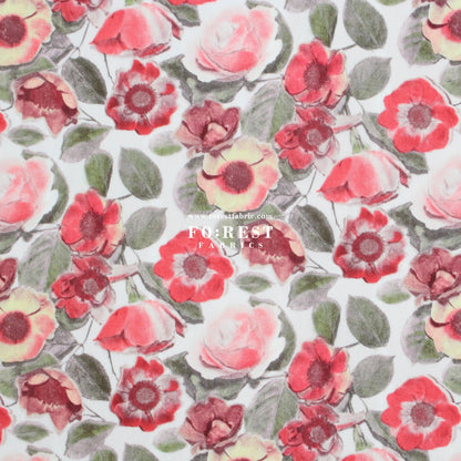 Liberty of London (Cotton Tana Lawn Fabric) - Heidi Rose C - FO:REST Fabric 布恩堂Liberty fabrictana lawnjapanese fabricykk zipper