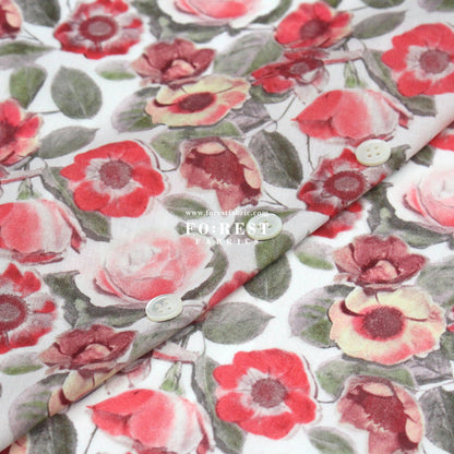 Liberty of London (Cotton Tana Lawn Fabric) - Heidi Rose C - FO:REST Fabric 布恩堂Liberty fabrictana lawnjapanese fabricykk zipper