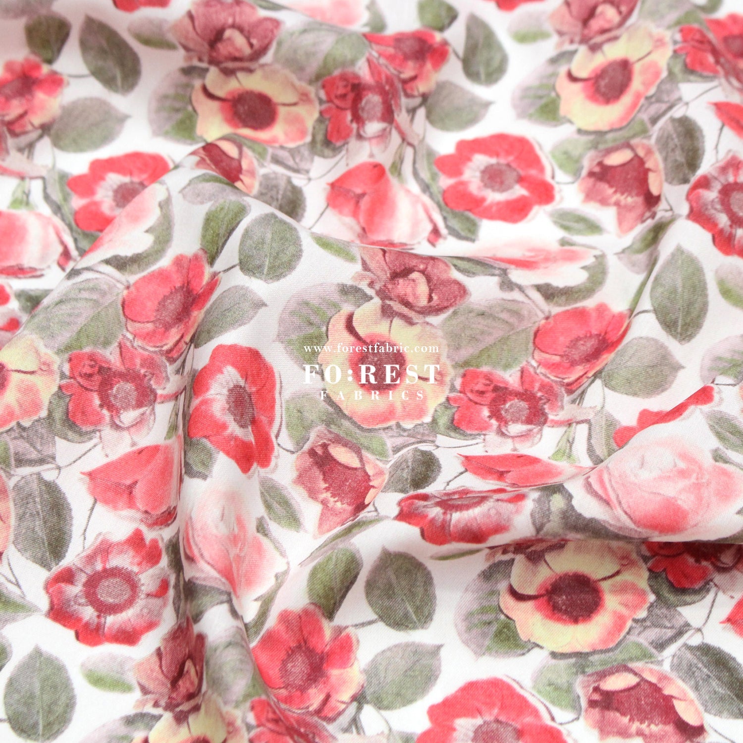 Liberty of London (Cotton Tana Lawn Fabric) - Heidi Rose C - FO:REST Fabric 布恩堂Liberty fabrictana lawnjapanese fabricykk zipper