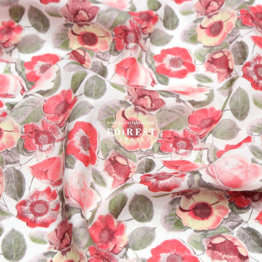 Liberty of London (Cotton Tana Lawn Fabric) - Heidi Rose C - FO:REST Fabric 布恩堂Liberty fabrictana lawnjapanese fabricykk zipper