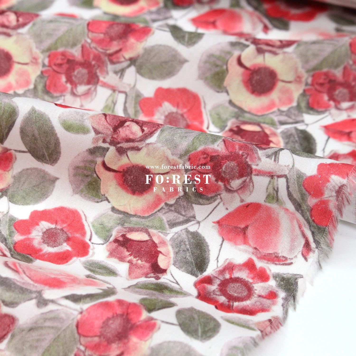 Liberty of London (Cotton Tana Lawn Fabric) - Heidi Rose C - FO:REST Fabric 布恩堂Liberty fabrictana lawnjapanese fabricykk zipper