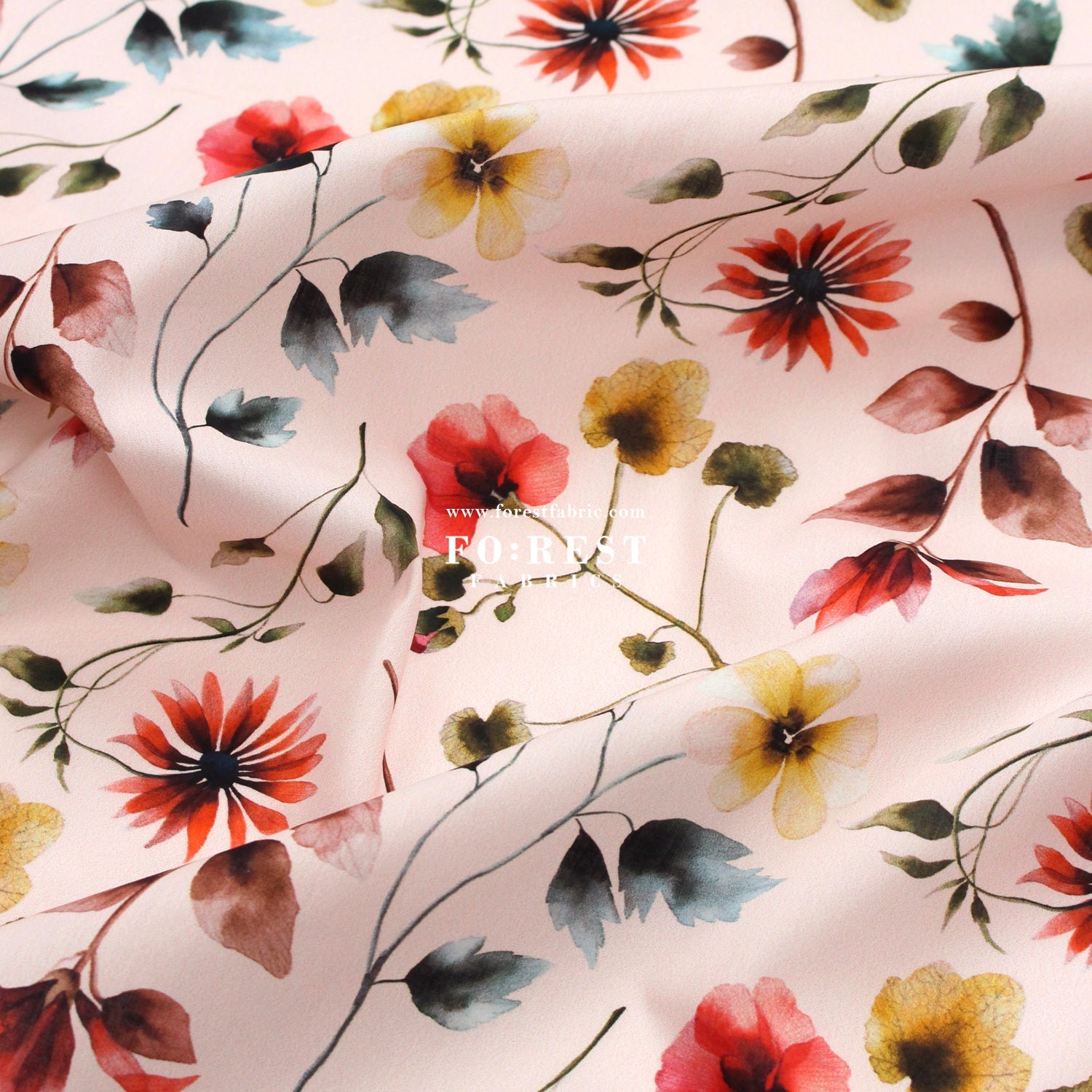 Liberty of London (Cotton Tana Lawn Fabric) - Herbarium C - FO:REST Fabric 布恩堂Liberty fabrictana lawnjapanese fabricykk zipper