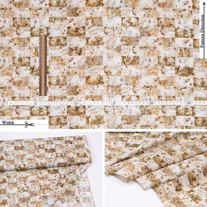 Liberty of London (Cotton Tana Lawn Fabric) - HoneyMoon Map - FO:REST Fabric 布恩堂Liberty fabrictana lawnjapanese fabricykk zipper