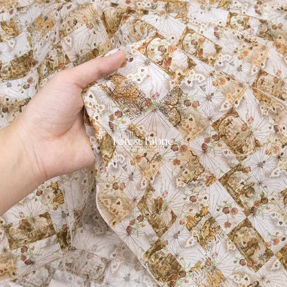 Liberty of London (Cotton Tana Lawn Fabric) - HoneyMoon Map - FO:REST Fabric 布恩堂Liberty fabrictana lawnjapanese fabricykk zipper