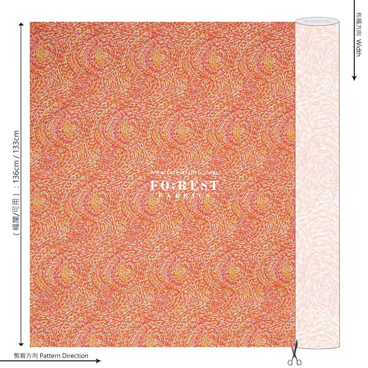 Liberty of London (Cotton Tana Lawn Fabric) - Hula Hula - FO:REST Fabric 布恩堂Liberty fabrictana lawnjapanese fabricykk zipper