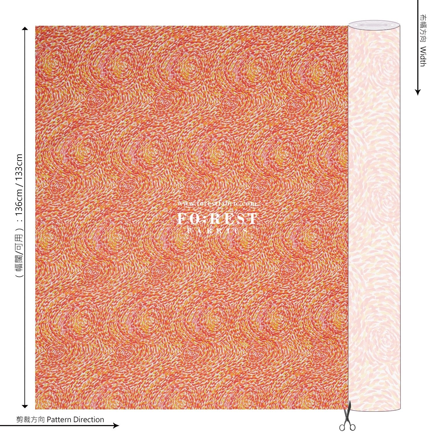Liberty of London (Cotton Tana Lawn Fabric) - Hula Hula - FO:REST Fabric 布恩堂Liberty fabrictana lawnjapanese fabricykk zipper