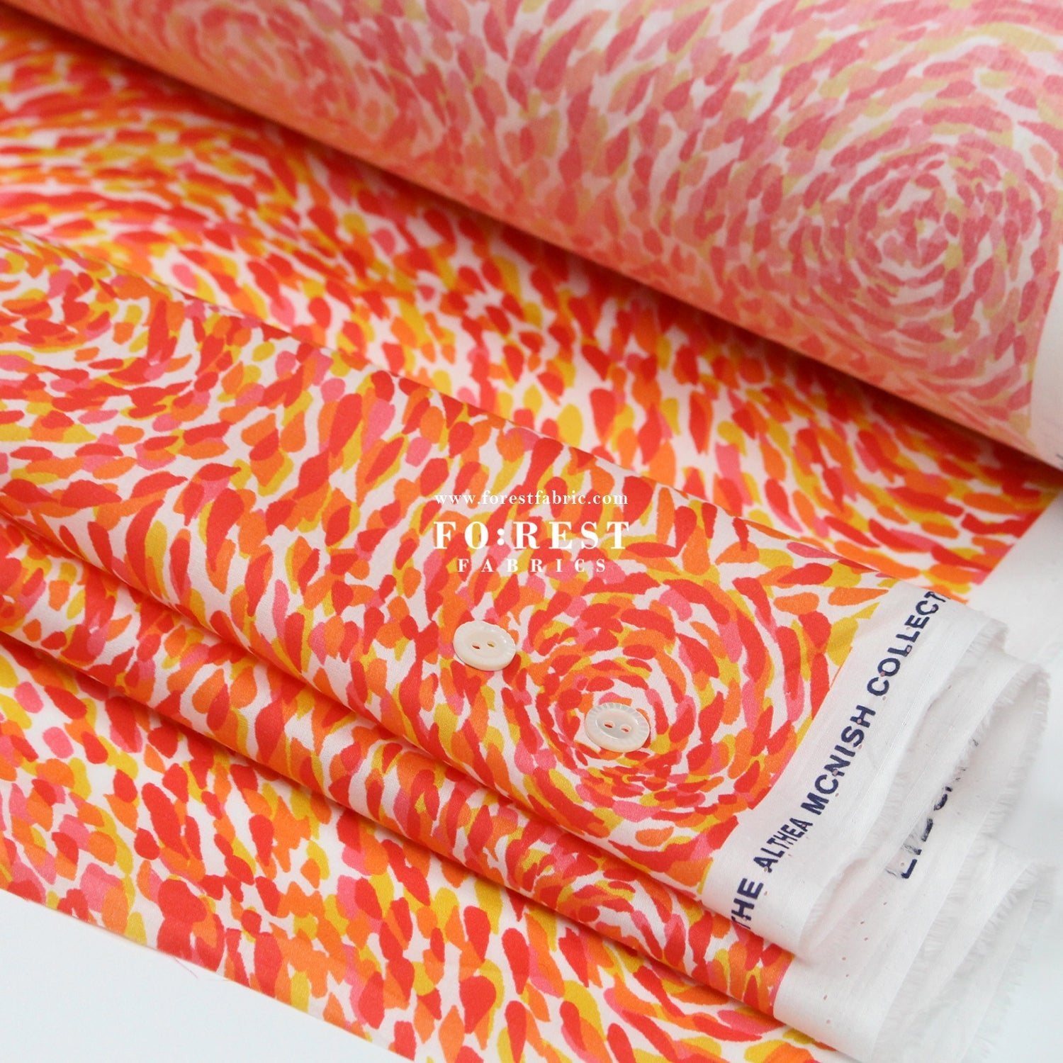 Liberty of London (Cotton Tana Lawn Fabric) - Hula Hula - FO:REST Fabric 布恩堂Liberty fabrictana lawnjapanese fabricykk zipper