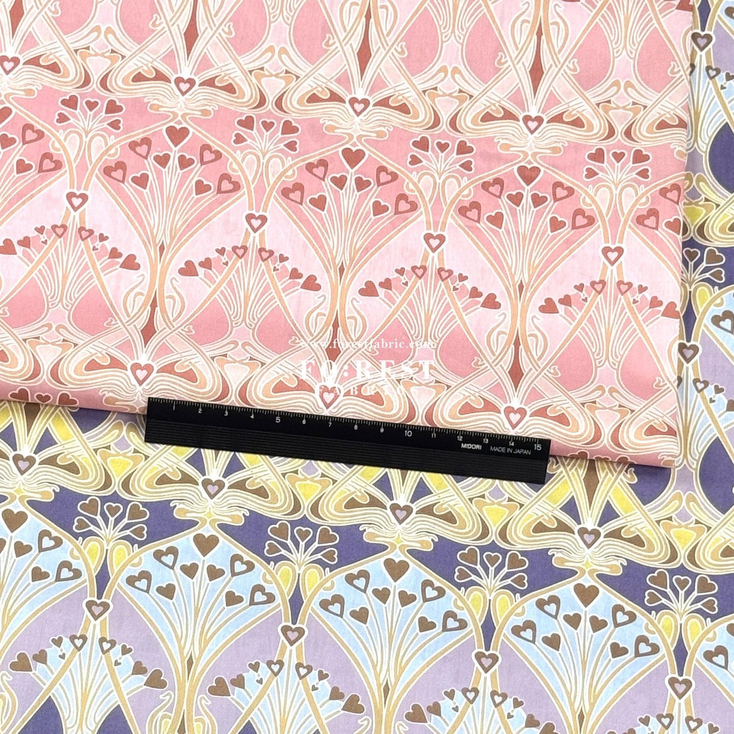 Liberty of London (Cotton Tana Lawn Fabric) - Ianthe Heart - FO:REST Fabric 布恩堂Liberty fabrictana lawnjapanese fabricykk zipper