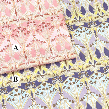 Liberty of London (Cotton Tana Lawn Fabric) - Ianthe Heart - FO:REST Fabric 布恩堂Liberty fabrictana lawnjapanese fabricykk zipper