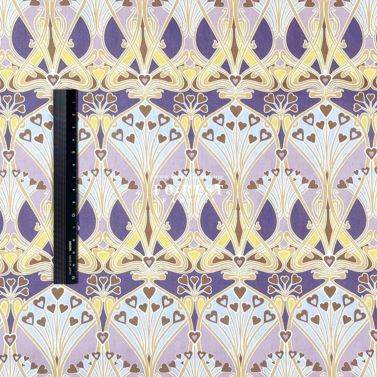 Liberty of London (Cotton Tana Lawn Fabric) - Ianthe Heart - FO:REST Fabric 布恩堂Liberty fabrictana lawnjapanese fabricykk zipper