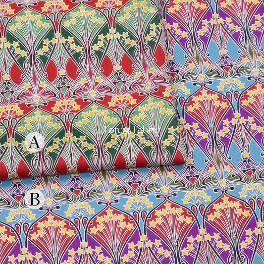 Liberty of London (Cotton Tana Lawn Fabric) - Ianthe Spakle - FO:REST Fabric 布恩堂Liberty fabrictana lawnjapanese fabricykk zipper