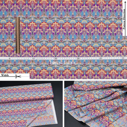 Liberty of London (Cotton Tana Lawn Fabric) - Ianthe Spakle - FO:REST Fabric 布恩堂Liberty fabrictana lawnjapanese fabricykk zipper
