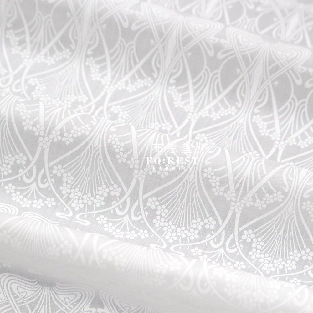 Liberty Of London (Cotton Tana Lawn Fabric) - Ianthe White Cotton