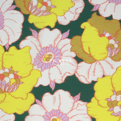 Liberty of London (Cotton Tana Lawn Fabric) - Ikat Anemone - FO:REST Fabric 布恩堂Liberty fabrictana lawnjapanese fabricykk zipper