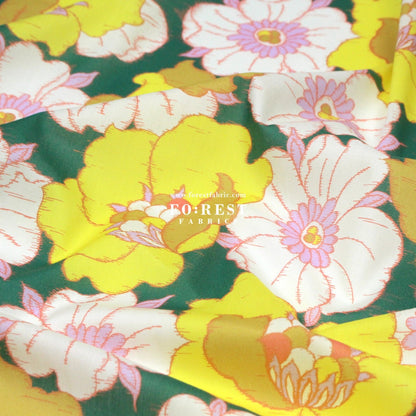 Liberty of London (Cotton Tana Lawn Fabric) - Ikat Anemone - FO:REST Fabric 布恩堂Liberty fabrictana lawnjapanese fabricykk zipper