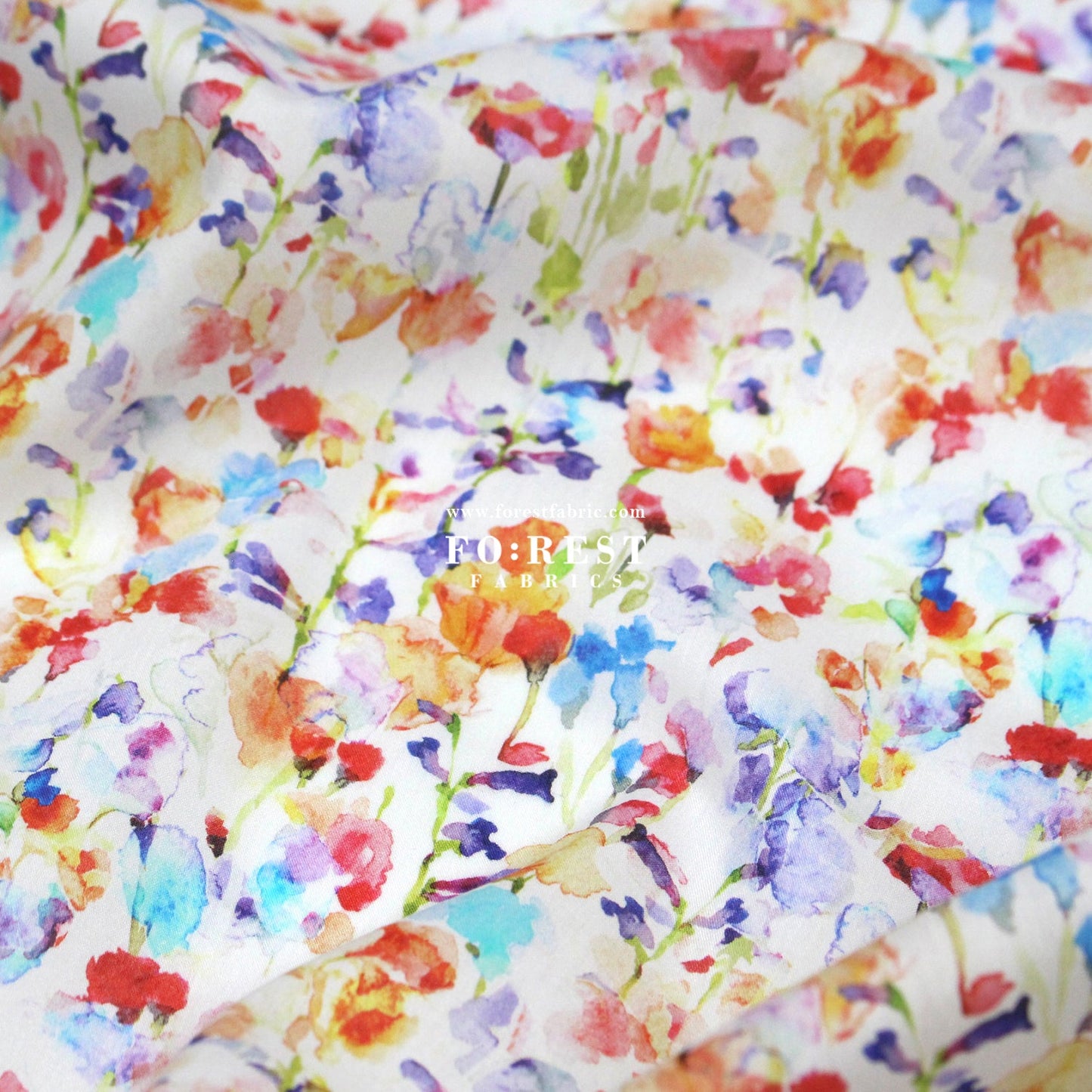 Liberty of London (Cotton Tana Lawn Fabric) - Inky Fields A - FO:REST Fabric 布恩堂Liberty fabrictana lawnjapanese fabricykk zipper