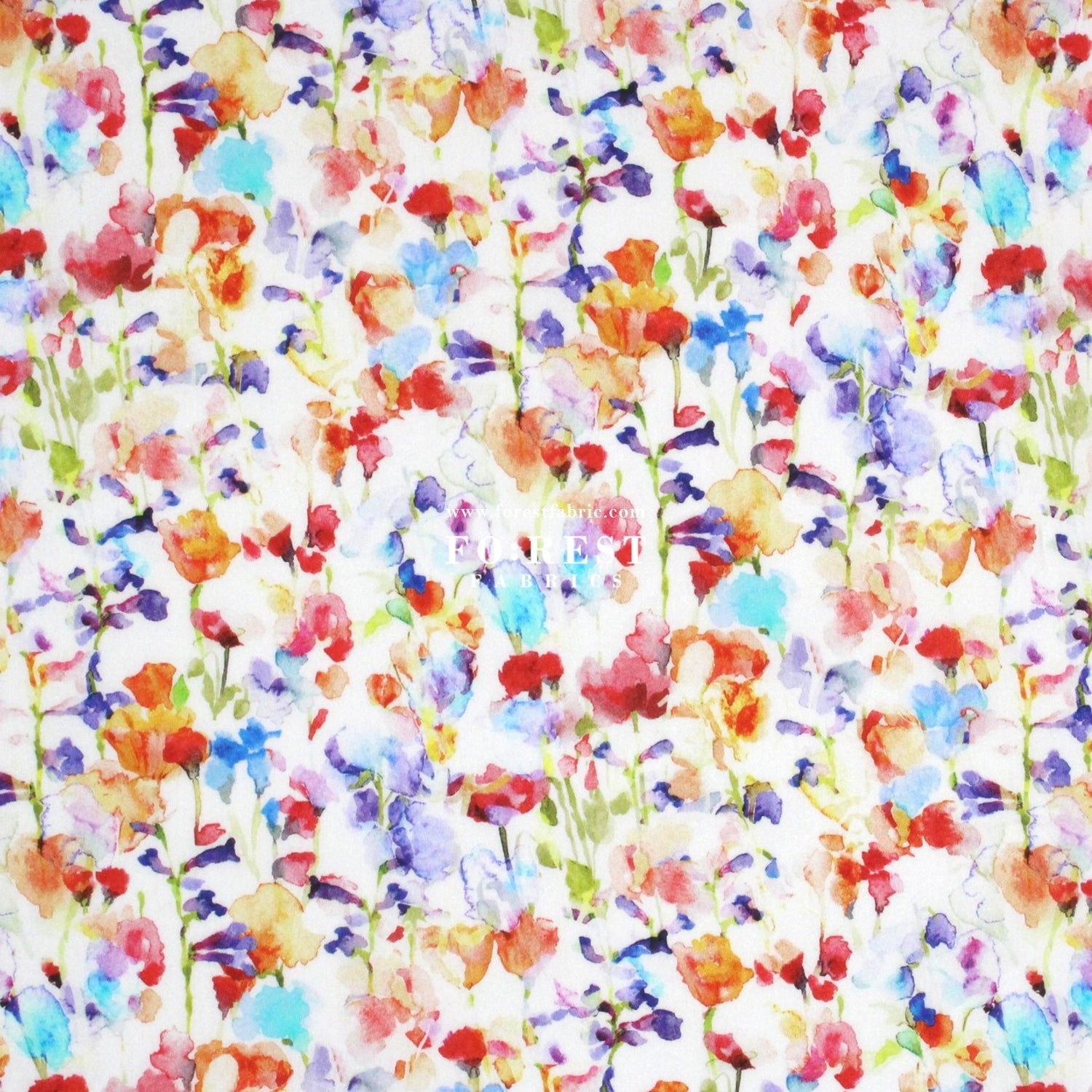 Liberty of London (Cotton Tana Lawn Fabric) - Inky Fields A - FO:REST Fabric 布恩堂Liberty fabrictana lawnjapanese fabricykk zipper