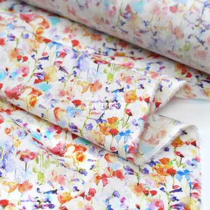 Liberty of London (Cotton Tana Lawn Fabric) - Inky Fields A - FO:REST Fabric 布恩堂Liberty fabrictana lawnjapanese fabricykk zipper
