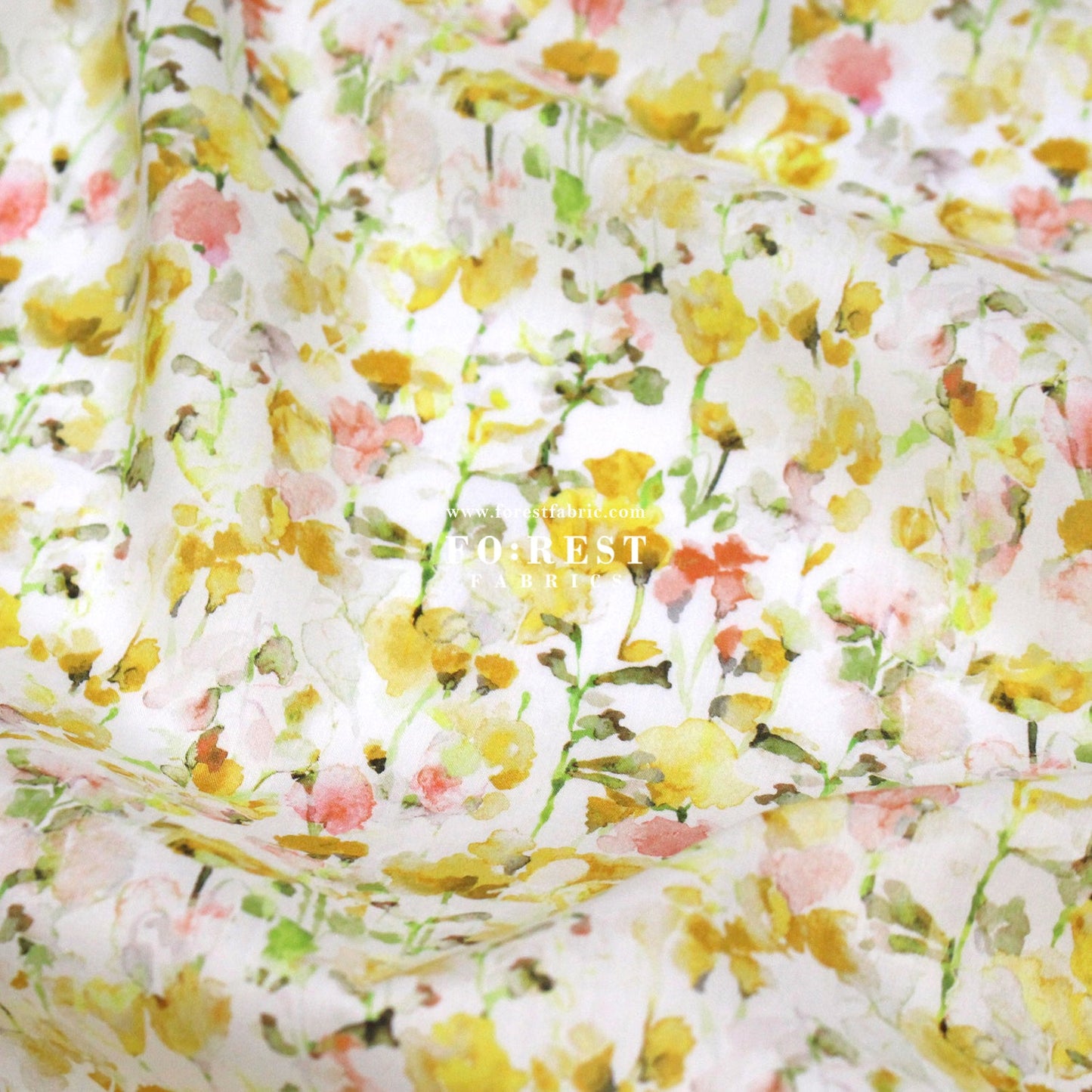 Liberty of London (Cotton Tana Lawn Fabric) - Inky Fields B - FO:REST Fabric 布恩堂Liberty fabrictana lawnjapanese fabricykk zipper